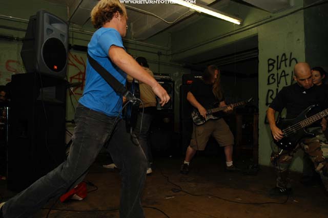 [the nightmare continues on Aug 28, 2003 at Box of Knives (Olneyville, RI)]